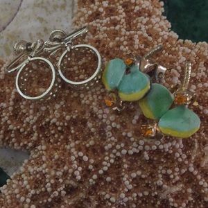 Jewelry - Pair of Vintage Clip On and Pierced Earrings Jewelry - Pair of Vintage Clip On and Pierced Earrings